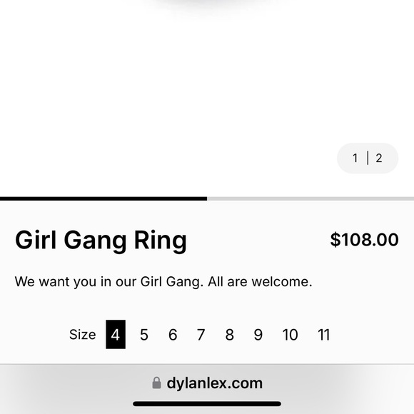 Dylanlex Ring Sz 7 - Picture 3 of 7